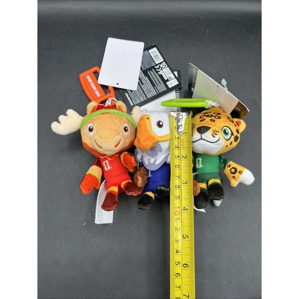 2026 FIFA World Cup Mascot Plush Set of 3 Zayu, Maple, & Clutch Jazwares, 8